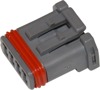Namz MX-1900 4-Position Gray Socket Housing HD# 69201179