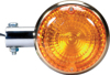 K&S DOT Front Turn Signal Gold For Yamaha XV1000 XV1100 Virago - DOT front turn signal for Yamaha XV1000 XV1100