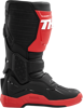 Radial Dirt Bike Boots - Black & Red Men's Size 8 - Click Image to Close