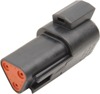 Namz 3-Wire Deutsch DT Receptacle & Wedgelock - Black