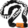 Kryptonite Evo 4 Chain Lock 5ft Black/Orange - 5ft heavy-duty security chain lock in black/orange