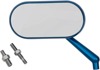 Oval Mirror Left Hand Blue - Arlen Ness