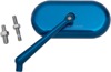 Oval Mirror Left Hand Blue - Arlen Ness