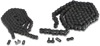 Parts Unlimited 520 Standard Motorcycle Chain 122 Links Black - 520 chain, 122 links, clip master link, black