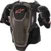 Alpinestars A-6 Chest Protector M/L Black Red Anthracite Adult - Chest and back protector M/L Black Red Anthracite