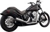 FiftyTwo52 2-in-1 Chrome Full Exhaust - For 07-17 H-D Softail FiftyTwo52 2-in-1 Chrome Full Exhaust - For 07-17 H-D Softail