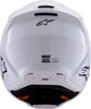 Alpinestars SM3 Solid Helmet White Gloss Large - Gloss white MX helmet, size large