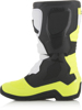 Tech 3S Boots Black/White/Yellow Size 7
