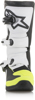 Tech 3S Boots Black/White/Yellow Size 7