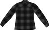 ICON Women's Fallblock CX Flannel Jacket XL Gray/Black - Casual look with motorcycle protection