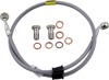 Stainless Steel Front Brake Line Kit - For 17-23 Z125 PRO (Non-ABS)