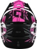 GMAX MX-46Y Unstable Youth Helmet Matte Black/Pink Youth Large - Youth off-road helmet in matte black/pink, size YL