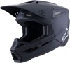 Alpinestars SM3 Solid Helmet Matte Black Large - Large matte black off-road helmet by Alpinestars