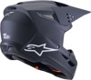 Alpinestars SM3 Solid Helmet Matte Black Large - Large matte black off-road helmet by Alpinestars