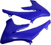Blue Powerflow Radiator Shrouds - For 18-23 YZ450F, 19-23 YZ250F/YZ450FX/WR450, 19-24 WR250