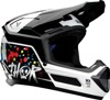 Thor Youth Fleet Splat Helmet - Medium, Black - Youth MX helmet with Splat graphic