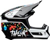 Thor Youth Fleet Splat Helmet - Medium, Black - Youth MX helmet with Splat graphic