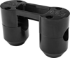Moto Bar Riser W/Hud 2" - Black - For 06-19 Harley FXBB FXDB Moto Bar Riser W/Hud 2" - Black - For 06-19 Harley FXBB FXDB