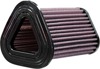 S&S Cycle High-Flow Air Filter For Royal Enfield INT650/GT 650 - High-flow washable air filter for Royal Enfield 650