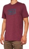 100% Icon Tee Maroon Heather Small