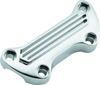 Biker's Choice Chrome Finned Handlebar Clamp