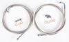2 Line Front Stainless Steel Brake Line Kit - 08-15 KAWASAKI KFX450 2 Line Front Stainless Steel Brake Line Kit - 08-15 KAWASAKI KFX450