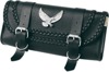 Willie & Max Black Magic Tool Bag 12in x 5in x 2.5in Black Synthetic Leather