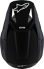 Alpinestars SM3 Youth Solid Helmet Black Matte YS - Youth Small matte black MX helmet by Alpinestars