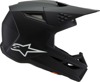 Alpinestars SM3 Youth Solid Helmet Black Matte YS - Youth Small matte black MX helmet by Alpinestars