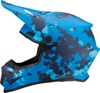 Z1R Rise Digi Camo MX Helmet Blue Medium Adult - MX helmet, blue digi camo, size medium, unisex