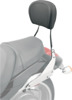 Chrome Short Round 14" Sissy Bar - For 09-16 Yamaha XVS950 V-Star