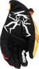 Moose Agroid Pro Gloves Black Orange 3XL Men's Short Cuff - Men's 3XL offroad gloves in black and orange