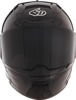 6D ATS-1R Solid Full Face Helmet Black Gloss Large - Full face helmet, black gloss, size large