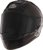 6D ATS-1R Solid Full Face Helmet Black Gloss Large - Full face helmet, black gloss, size large