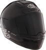 6D ATS-1R Solid Full Face Helmet Black Gloss Large - Full face helmet, black gloss, size large