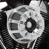 Ness 10-Gauge Inverted Air Cleaner Chrome by Arlen Ness