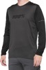 100% Men's Ridecamp Long Sleeve Jersey Black/Charcoal Size L 100% Men's Ridecamp Long Sleeve Jersey Black/Charcoal Size L