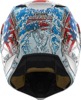 ICON Elsinore American Basstard Helmet 3XL Blue - Modular helmet with MX Shield