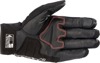 Alpinestars Honda SMX-Z Drystar Gloves Black/Red Men's Medium - Waterproof short-cuff gloves, Black/Red, Men's M