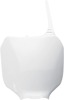 UFO Front Number Plate White For Yamaha YZ Models - Front number plate for Yamaha YZ models