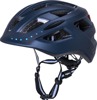 Central Lit Solid Bicycle Helmet - Matte Navy - S/M - S/M Light Helmet Front Led Blue Rear Red