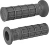 ODI Hart-Luck Full-Waffle Slip-On Grips Graphite 1 Inch V-Twin - Graphite full-waffle grips for 1 in. V-Twin bars