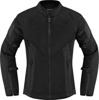 ICON Women's Mesh AF Jacket XL Black - Durable mesh chassis, sport fit