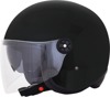 FX-143 3/4 Open Face Helmet Gloss Black w/Smoke Shield Medium