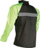 Z1R Women's Waterproof Rain Jacket Black/Hi-Vis Yellow Large - Waterproof rain jacket for women, size large