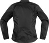 ICON Women's Overlord3 Mesh Jacket Black M - Sport fit mesh jacket with D3O armor