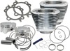S&S 4" Sidewinder Big Bore Kit Silver Fits 100" & 110" Models
