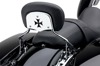 Cobra Chrome Backrest Insert Cross For 99-23 HD Touring