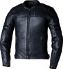 RST IOM TT Hillberry 2 CE Leather Jacket Black Small - Premium leather riding jacket, Black, Small