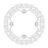 Moto-Master Nitro Rear Brake Rotor Honda CR125 CR250R CR500R - Rear brake rotor for Honda CR125, CR250R, CR500R